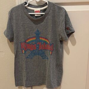 HOMAGE 8 Kids Gray Kings Island Rainbow T-Shirt